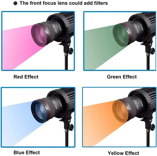 Miniatura 7 de EXMAX NG-10X Fresnel Adaptador de enfoque de lente Fresnel Spot S-Mount Adaptador Accesorio 10-40° 5X Lente de enfoque más brillante Ajustar