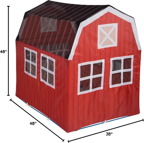 Miniatura 21 de Pacific Play Tents 60810 Barnyard Playhouse Carpa, 48 x 38 x 48 pulgadas, Multi
