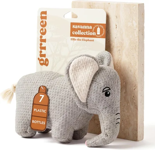 Juguetes para perros | Animal de peluche de elefante para perros grandes | Juguete ecológico para perros jumbo