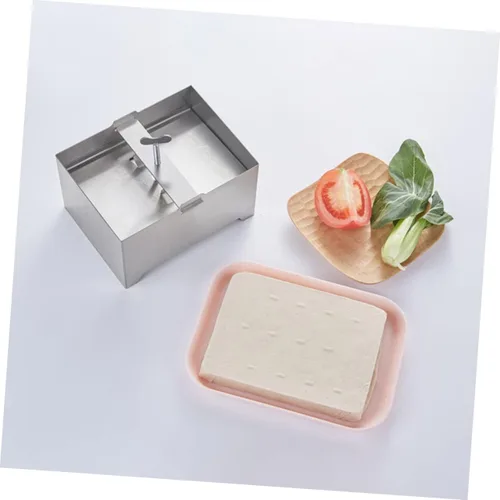 Miniatura 6 de Zerodeko Moldes hechos en casa con práctica herramienta trituradora de cocina de plástico tofu prensa de presión inoxidable prensado de queso