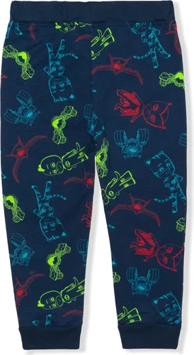 Miniatura 5 de PJ Masks Catboy, Gekko and Owlette Boys Long Sleeve Shirt and Jogger Pants Set for Toddler and Little Kids NavyGrey