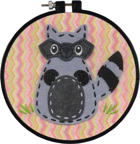 Miniatura 5 de Dimensions Little Red Fox - Kit de apliques de fieltro para manualidades, de gran
