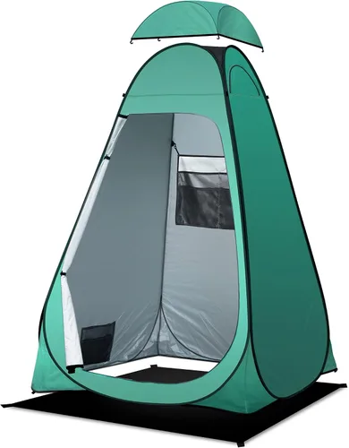 Miniatura 9 de anngrowy - Tienda de campaña para regadera, tienda de privacidad emergente, tienda de campaña portátil para inodoro, campamento al aire libre, baño