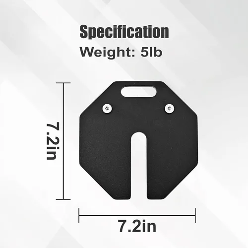 Miniatura 7 de Adjustable Dumbbell Weight Plates, Each 5lb Durable Versatile