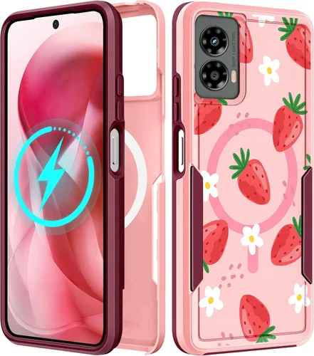 Miniatura 214 de Funda para Moto G 5G 2024 – Compatible con MagSafe para mujeres y niñas, bonita funda protectora magnética para teléfono, diseño femenino Kawaii