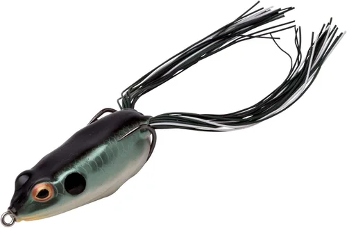 Miniatura 10 de BOOYAH Pad Crasher Topwater Bass Pesca Hueco Cuerpo Rana Señuelo con ganchos sin malas hierbas