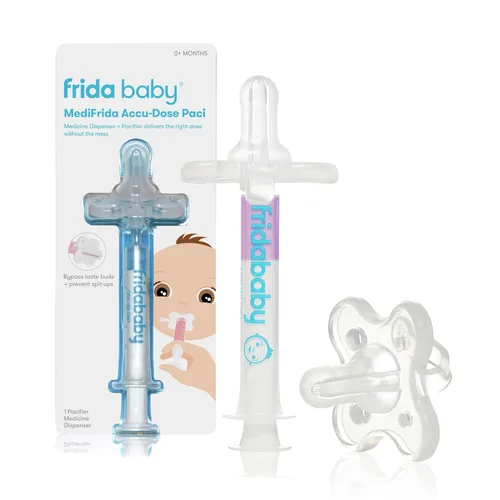 Miniatura 9 de Frida Baby Chupete medicinal, jeringa medicinal y chupete Accu-Dose + Frida Baby Windi Gas y alivio de cólicos para bebés (10 unidades)