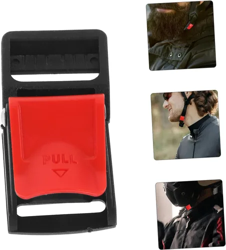 Miniatura 8 de Holibanna Kit de hebilla de liberación rápida de 6 piezas para cascos, accesorios duraderos, hebillas de clip seguras, fácil instalación para una