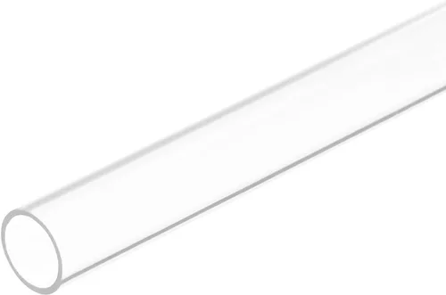 Miniatura 37 de MECCANIXITY Tubo acrílico transparente rígido redondo tubo 44mm (1.7") ID 50mm (2") OD 14" para lámparas y linternas, sistema de refrigeración por
