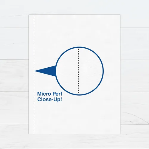 Miniatura 6 de PrintWorks Papel perforado vertical profesional de 5/8 pulgadas, 8.5 x 11 pulgadas, perfecto para folletos y catálogos, fabricado en los Estados