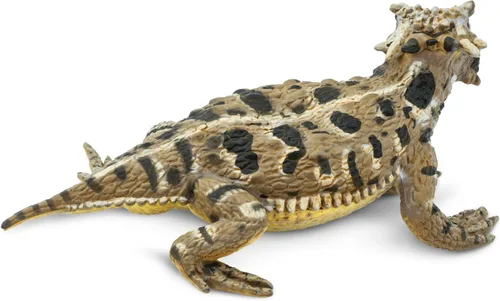 Miniatura 2 de Safari Ltd. Figura de lagarto con cuernos, figura realista de 5.25 pulgadas, juguete educativo para niños, niñas y niños a partir de 3 años