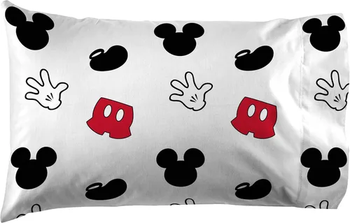 Miniatura 4 de Jay Franco Disney Mickey Mouse Caras Lindas - Juego de cama individual de 4 piezas, incluye edredón y juego de sábanas - Microfibra de poliéster