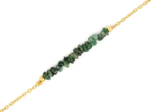 Miniatura 65 de Gempires Natural Chips Bar Bracelet, Energy Healing Crystals, Birthday, Gift for Her, Gemstone Jewelry 8 inch