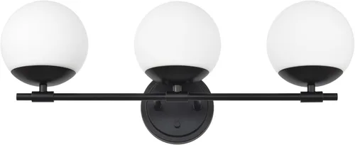 Miniatura 10 de Juego de 2 apliques de pared de latón envejecido, apliques modernos de tocador de baño para iluminación de pared, luminarias de tocador con vidrio