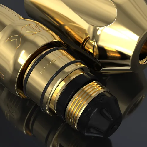 Miniatura 4 de FK Irons - Máquina de tatuaje giratoria Spektra Xion - Gorilla Gold Rush - Estilo de bolígrafo cómodo y ergonómico con trazos intercambiables