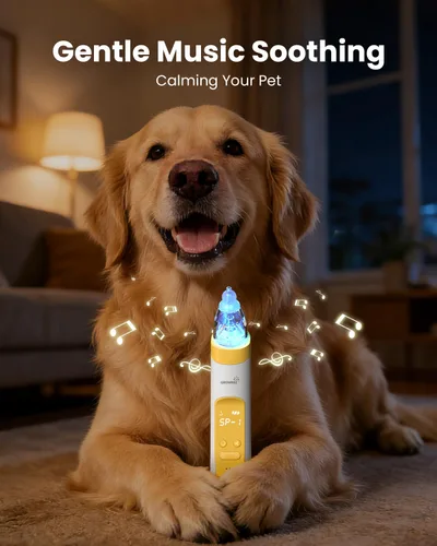 Miniatura 8 de GROWNSY Aspirador nasal eléctrico para mascotas, succión silenciosa de nariz y orejas para perros, gatos, cachorros y gatitos, succión ajustable