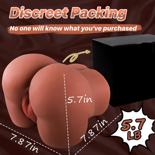 Miniatura 3 de Muñeca sexual masturbadora masculina de 5.7 libras para hombres, juguetes sexuales para adultos, coño de bolsillo realista, culo grande realista