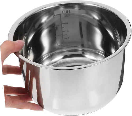 Miniatura 3 de 2.1QT/2L 6 tazas de olla de arroz Liner olla olla interior olla de arroz antiadherente cocina reemplazo reemplazo forro 7.78 x 4.72 pulgadas