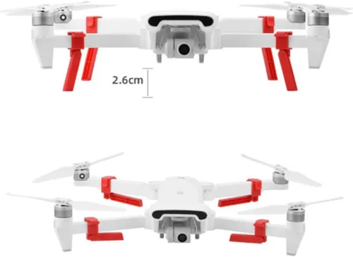 Miniatura 5 de SeiZed Quick Release Propeller for FIMI X8 SE /X8 SE 2020 Drone Replacement Blade Props Guard Landing Gear Drone Accessories (Color : 8pcs red)