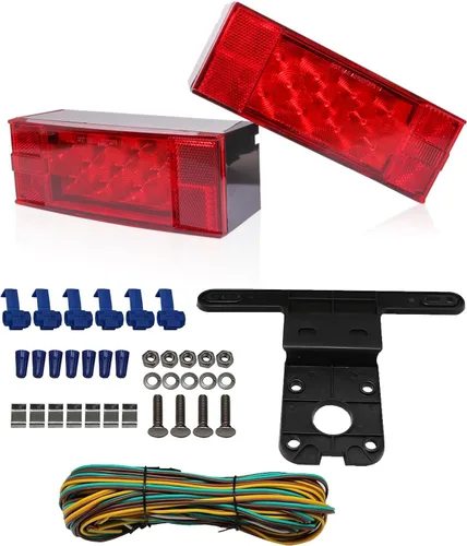 Miniatura 10 de MAXXHAUL 50570 - 10 luces LED de 3/4 pulgadas redondas de espacio libre y marcador lateral ámbar para caravanas de 12 V CC, remolques, caravanas