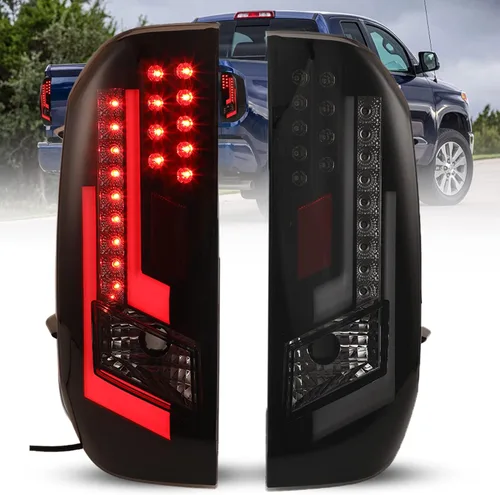 Miniatura 9 de Ensemble de luces traseras secuenciales LED ROXX 2014-2022 para Toyota Tundra, reemplazo de ensamble de luces traseras con luces DRL/de freno