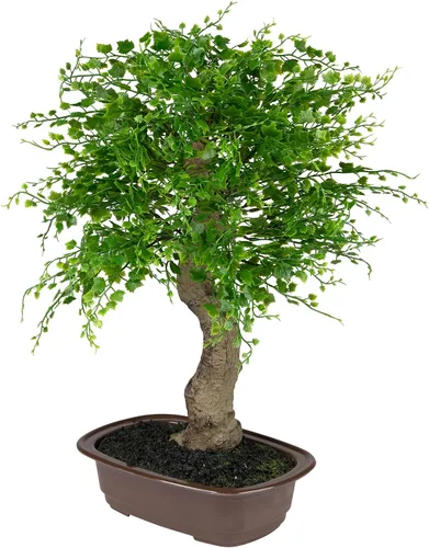 Miniatura 4 de Mini árbol bonsái artificial en maceta - 16
