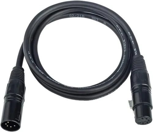 Miniatura 4 de DMX-512 XLR 5 pines macho a XLR 5 pines hembra DMX cable de iluminación (1.5M/5FT)