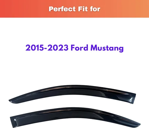 Miniatura 484 de KPY Visor de ventana compatible con Kia Soul 2009-2013, Protector contra lluvia de 4 unidades, deflectores de ventilación de ventana lateral