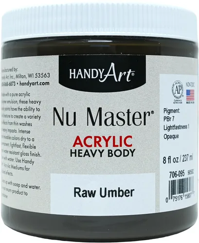Miniatura 15 de Handy Art Nu Master - Pintura acrílica de cuerpo pesado, 8 onzas, carmesí Alizarin