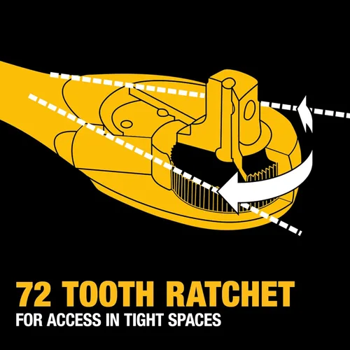 Miniatura 6 de DEWALT - Juego de herramientas mecánicas, herramientas de guía de 1/4", 3/8", 1/2" y llaves combinadas, 341 piezas (DWMT45341)