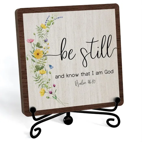 Miniatura 72 de Decoración Inspiradora Cristiana para Escritorio, Letrero "Dios Todavía Está Escribiendo Tu Historia", Decoración de Escritorio para Oficina, Hogar