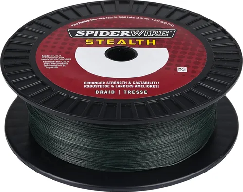 Miniatura 22 de Spiderwire Stealth Braid 3000 Yardas Camuflado azul