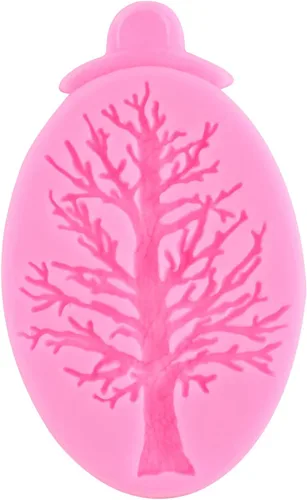 Miniatura 5 de ZiXiang Molde de silicona para pastel de árbol de Navidad, fiesta de cumpleaños, bricolaje, decoración de pasteles, decoración de cupcakes, arcilla