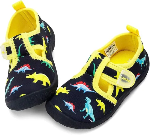 nerteo Bonitos zapatos acuáticos para niños y niñas, playa, natación, piscina, parque acuático y niños pequeños