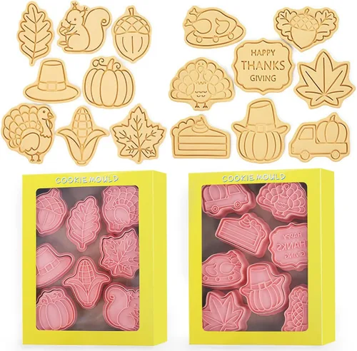Miniatura 13 de Juego de cortadores de galletas con forma de bola, 8 piezas de fútbol 3D, baloncesto, béisbol, voleibol, fútbol, tenis, cortadores de galletas