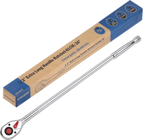 Miniatura 8 de Llave de trinquete de 1/4 pulgadas, trinquete de 1/4, llave de enchufe, cabeza Cr-Mo reversible de liberación rápida de 72 dientes, fabricada