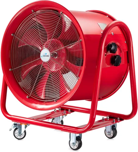 iLiving - ILG8EF20EX - Soplador de alta velocidad a prueba de explosiones, extractor de humos, extractor portátil y ventilador ventilador,