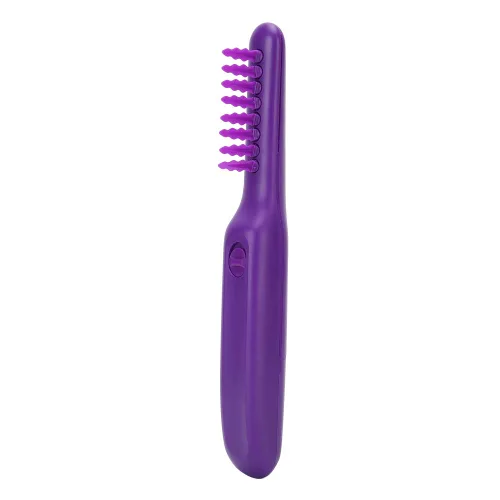 Miniatura 2 de Peine eléctrico, cepillo desenredante de cabello, cepillo desenredante eléctrico húmedo o seco con cubierta de cepillo, cepillo de peine masajeador