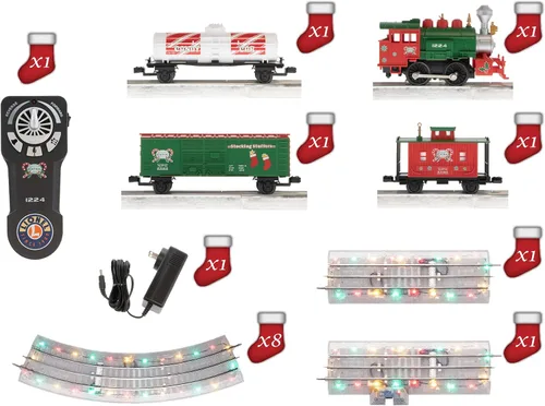 Miniatura 3 de Lionel Junction North Pole Central Electric O Gauge Bluetooth - Juego de tren con control remoto e iluminado FasTrack