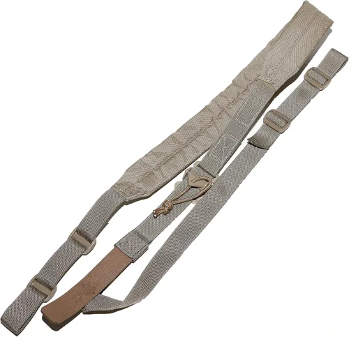 VTAC Eslinga Hydura acolchada ancha de 2 puntos y calcomanía de bandera estadounidense, variaciones Coyote