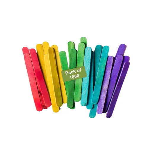 Miniatura 9 de Palitos de madera de colores, paquete