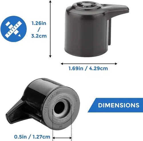 Miniatura 2 de Piezas de repuesto para olla a presión, mango de liberación de vapor, válvula de vapor para Instant Pot Duo Nova Duo Gourmet de 6 cuartos DUO CRISP
