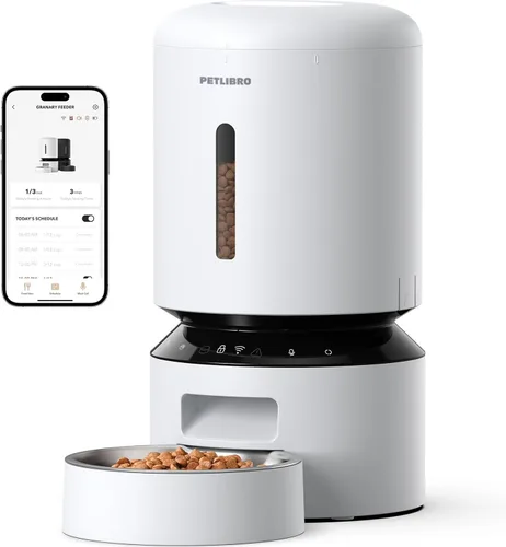 Miniatura 13 de PETLIBRO Comedero automático para perros con cámara, dispensador automático de comida para gatos, comedero lento para perros, video HD 1080P