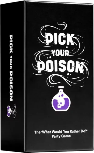 Pick Your Poison Edición familiar – Divertido juego de fiesta "Would You Rather" para niños, adolescentes y adultos | Divertido juego de cartas