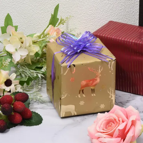 Miniatura 6 de PATIKIL Lazos de gasa de 2.4 pulgadas, paquete de 40 lazos de cuerda para envolver regalos, corbatín decorativo para bodas, fiestas, cumpleaños