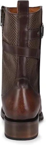 Miniatura 5 de CUADRA Botas urbanas para hombre en piel bovina con cremallera marrón, Marrón
