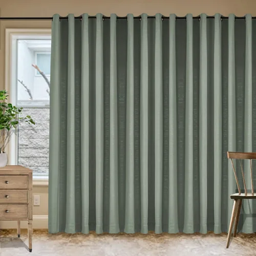 Miniatura 57 de Frelement Cortinas de lino de lino de bronce con ojales para interiores, tratamiento de ventanas para sala de estar, dormitorio, habitación
