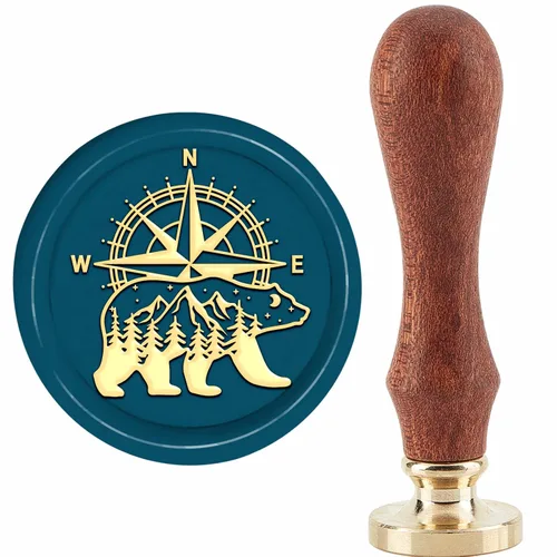 Miniatura 11 de CRASPIRE Sello de cera Big Dipper con diseño de estrellas, cielo nocturno, 1.181 in, retro, vintage, extraíble, latón, cabeza con mango de madera