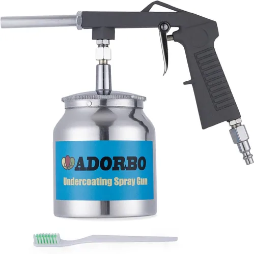 Pistola pulverizadora de revestimiento inferior de aire con ventosa de alimentación, aplica revestimiento de revestimiento de caja de camión, capa