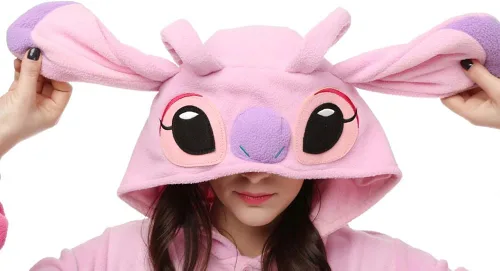 Miniatura 4 de Animal Adultos Mono Pijama Traje Suave Con Capucha Ropa De Dormir